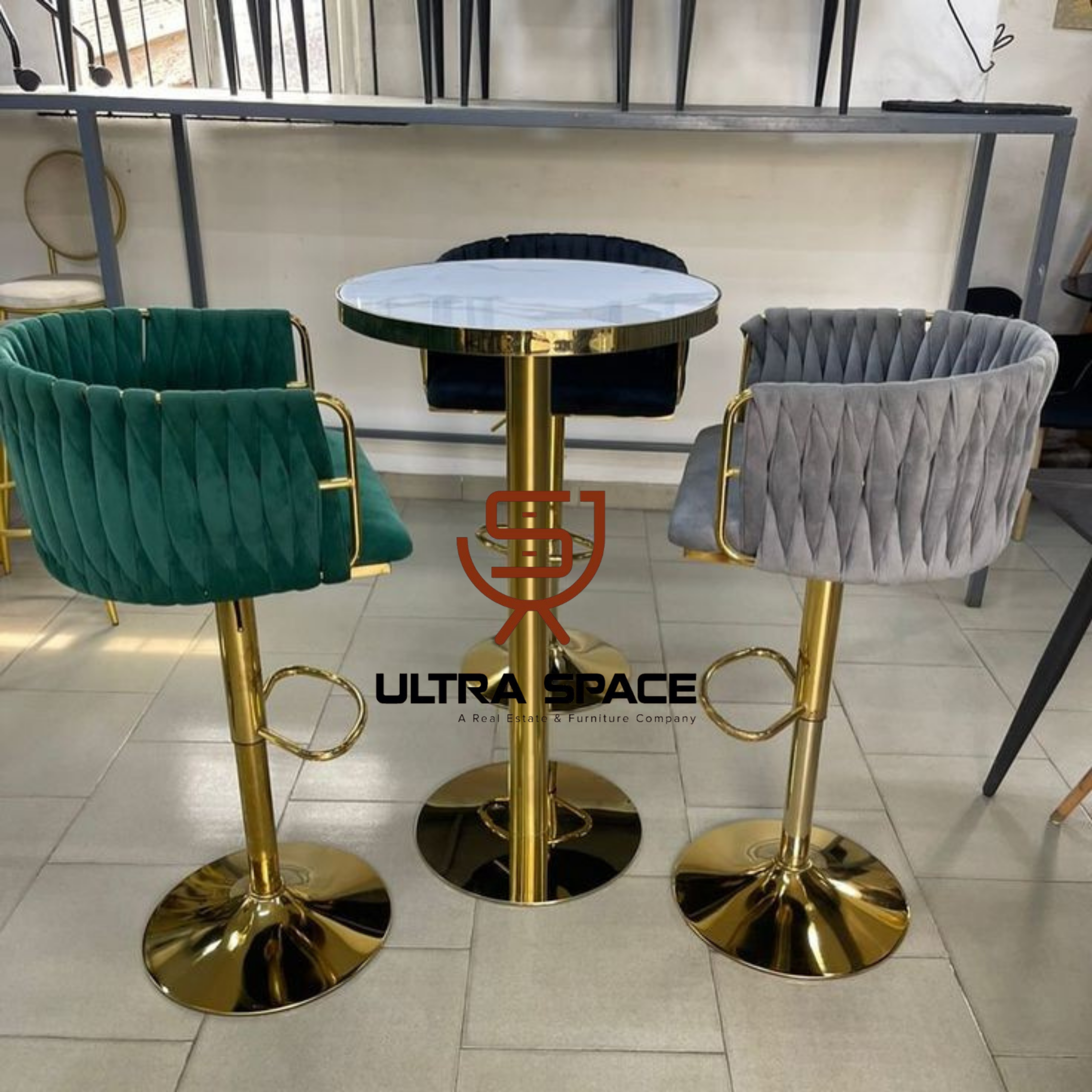 Two piece Bar set and center table